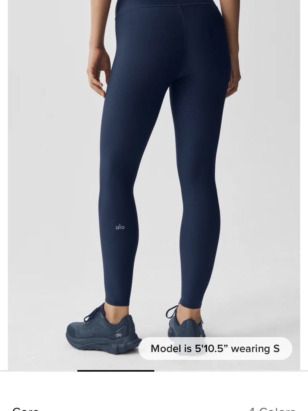 ALO Yoga Navy High-Rise Performance Leggings
